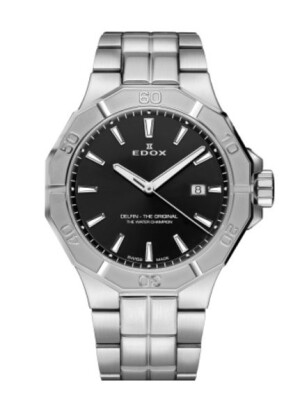 Product detail of EDOX Delfin Quartz Date 53021-3M-NIN
