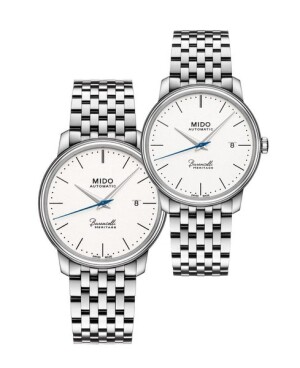 Product detail of SET Mido Baroncelli Heritage M027.407.11.010.00 a M027.207.11.010.00