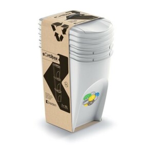 Product detail of Koš na tříděný odpad Sortibox 35 l, 3 ks, popelavě šedá