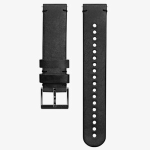 Product detail of Suunto Suunto 20mm Urban 2 Leather Strap All Black Size M