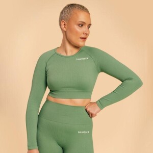 Product detail of BeastPink Dámský top Hyper Crop Top Olivine