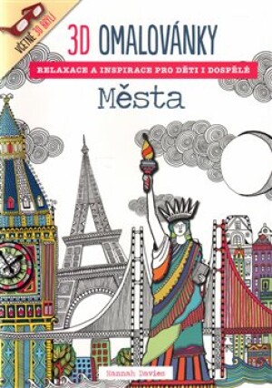 Product detail of 3D omalovánky: Města - Hannah Davies