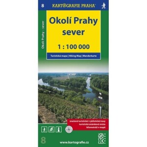 Product detail of 1:100T ( 8)-Okolí Prahy-sever (turistická mapa)