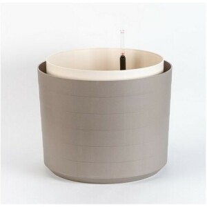 Product detail of Plastia Samozavlažovací velkoobjemový květináč Berberis 55, taupe + slonová kost