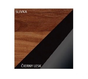 Product detail of ArtCross TV STOLEK REX Barva: Švestka / černý lesk
