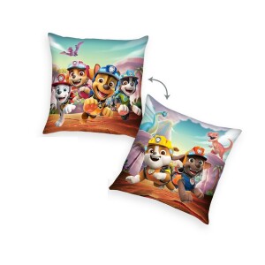 Product detail of Herding Polštářek Paw Patrol Dino Rescue hnědá, 40 x 40 cm