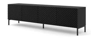 Product detail of ARTBm Tv stolek SURF 200 | 4D Provedení: Černý mat / černé nohy
