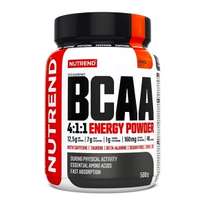 Product detail of Nutrend BCAA 4:1:1 Energy Powder 500 g pomeranč