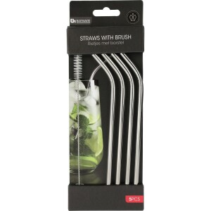 Product detail of Sada brček na pití s kartáčkem, 5 ks
