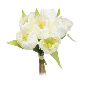 Product detail of Umělá květina svazek Tulipán, bílá