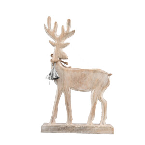 Product detail of 4Home Dekorace z mangového dřeva Nordic Reindeer, 33 cm