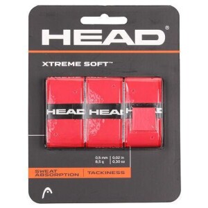 Product detail of Head XtremeSoft 3 overgrip omotávka tl. 0,5 mm červená POUZE 3 ks (VÝPRODEJ)