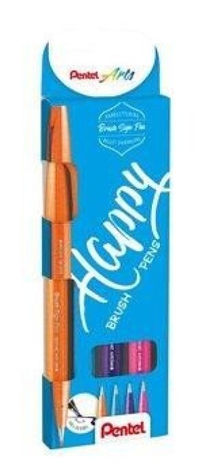 Product detail of Popisovač Pentel Arts Touch Brush Sign Pen - Cool 4 ks, sada