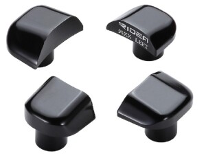 Product detail of RIDEA Krytky závitové 90 pro montáž klik, Al, črn.