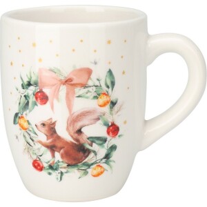 Product detail of Vánoční porcelánový hrnek Veverčin věnec, 350 ml