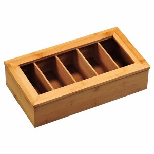 Product detail of Kesper 58900 Organizér na čaje bambus, 5 přihrádek, 36 x 20 x 9 cm