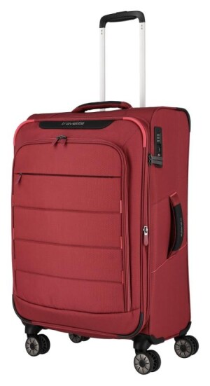 Product detail of Travelite Skaii 4w M Red kufr + kosmetická taštička zdarma