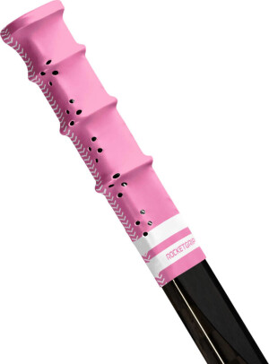Product detail of Koncovka na hokejku RocketGrip  Hole Color Grip Pink/White