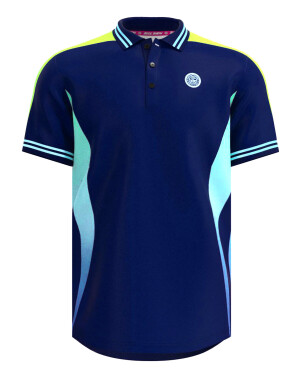 Product detail of Pánské tričko BIDI BADU  Grafic Illumination Polo Dark Blue M