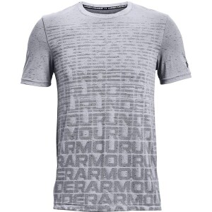 Product detail of Pánské tričko Under Armour  Seamless Wordmark SS Grey S