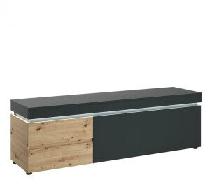 Product detail of ArtExt TV stolek GRETA F01 Barva: dub artisan / šedý kosmos