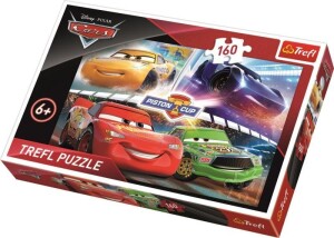 Product detail of Trefl Puzzle Auta 3 - Výhra v závodě / 160 dílků