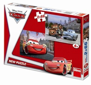 Product detail of Auta - puzzle 2 motivy v balení 2x66 díl