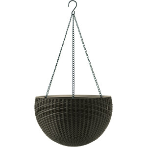 Product detail of Keter Závěsný květináč Sphere tmavě hnědá, pr. 35 cm