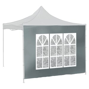 Product detail of Cattara 13345 Bočnice s okny pro párty stan Waterproof, šedá, 2 x 3 m
