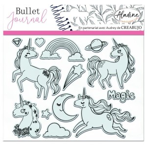 Product detail of Razítka Stampo Bullet Journal - Jednorožci