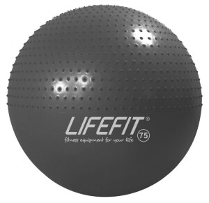 Product detail of Lifefit Gymnastický masážní míč Massage Ball 75 cm tmavě šedý