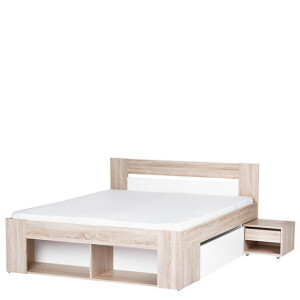 Product detail of Szynaka Manželská postel s nočními stolky MILO 09 | 160 cm