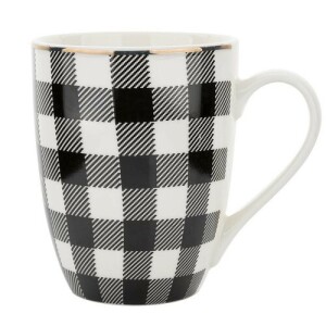 Product detail of Florina Porcelánový hrnek winter glam grid, 340 ml