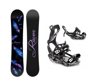 Product detail of Raven Mia Black dámský snowboard + Raven FT360 black vázání