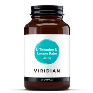 Product detail of Viridian  L-Theanine & Lemon Balm  (L-Theanin s meduňkou) 30 kapslí
