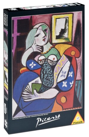 Product detail of Piatnik Puzzle Picasso, Dívka s knihou 1000 dílků