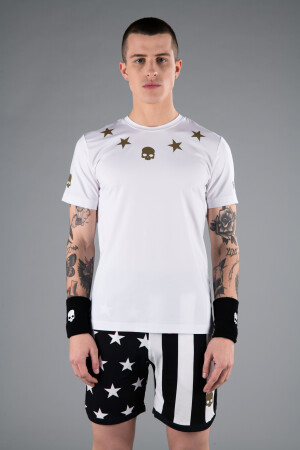 Product detail of Pánské tričko Hydrogen  Star Tech Tee White/Gold XXL