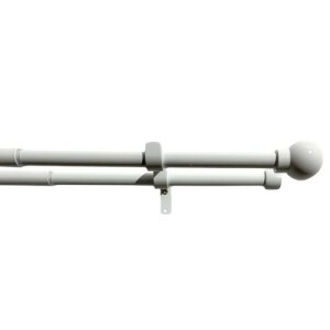 Product detail of Dvojitá záclonová souprava roztaž. Koule 16/19 mm bílá, 200 - 350 cm
