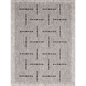 Product detail of Spoltex Kusový koberec Floorlux silver/black 20008, 160 x 230 cm