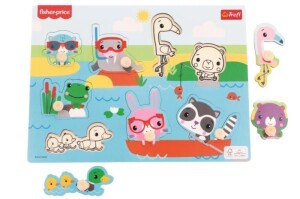 Product detail of Trefl Dřevěná vkládačka Zvířátka u vody