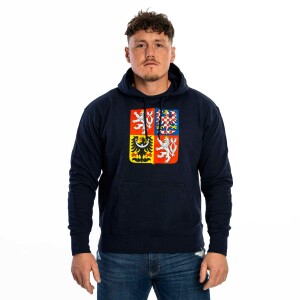 Product detail of Pánská mikina Kappa  Logo Nathan Statní Znak Potisk Navy M