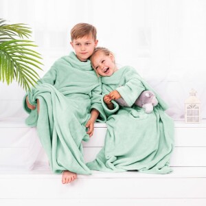 Product detail of Decoking Deka s rukávy Lazy Kids mátová, 90 x 105 cm