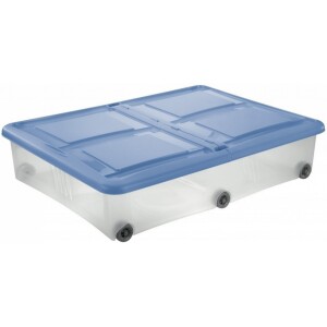 Product detail of Tontarelli Úložný box s víkem Stockbox 61 l, transparentní/modrá