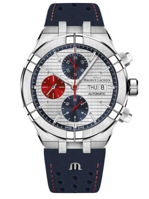 Product detail of Maurice Lacroix Aikon Automatic Chronograph Special Edition Mahindra Racing AI6038-SS001-133-4