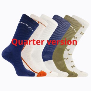 Product detail of Merrell Ponožky Mea33695q6b2 Nvast Recycled Cushion Quarter (6 Packs) Navy Assorted