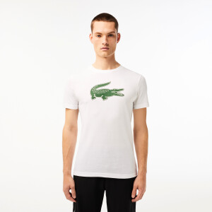 Product detail of Pánské tričko Lacoste  Big Logo Core Performance T-Shirt White/Green M