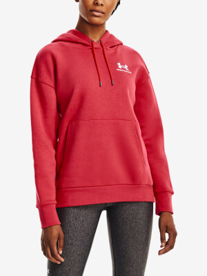 Product detail of Under Armour mikina s kapucí Essential Fleece Hoodie-RED 1373033-638