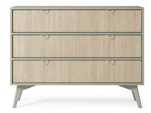 Product detail of ArtPS Komoda TIMBER KSZ106 | béžová/zelená