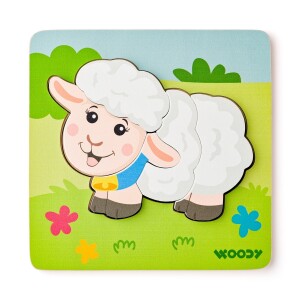 Product detail of Woody Puzzle Baby Ovečka