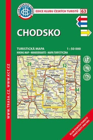 Product detail of Chodsko /KČT 63 1:50T Turistická mapa